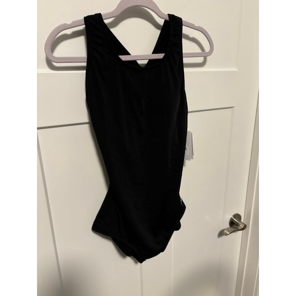 NWT Women's Dolfin One piece Swimsuit Black Size 10